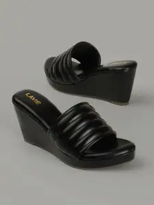 Lavie Women Textured Wedge Sandals