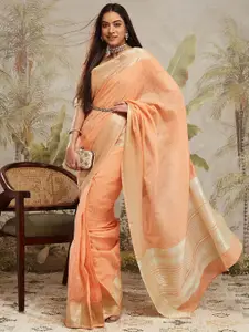 RACHNA Woven Design Ready to Wear Chanderi Saree