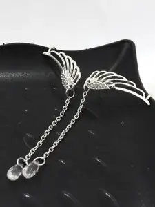 KRENOZ Silver-Plated Stainless Steel Classic Drop Earrings