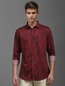 Louis Philippe Sport Men Slim Fit Floral Opaque Printed Casual Shirt