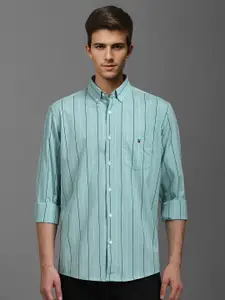 Louis Philippe Sport Men Slim Fit Opaque Striped Casual Shirt