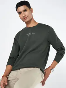 BYFORD by Pantaloons Men Round Neck Pullover Sweatshirt