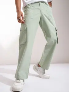 HIGHLANDER Men Easy Wash Cargos Trousers