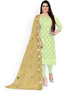 Maroosh Floral Embroidered Unstitched Dress Material