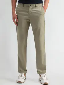 Arrow Sport Men Textured Classic Trousers