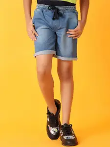 V-Mart Boys Washed Denim Shorts