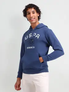 U.S. Polo Assn. Denim Co. Men Printed Hooded Sweatshirt
