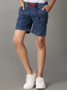 V-Mart Boys Washed Denim Shorts