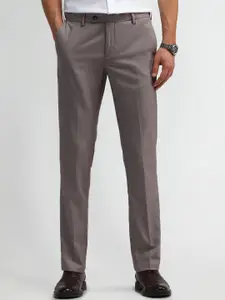 Arrow Men Urban Slim Slim Fit Mid-Rise Trousers