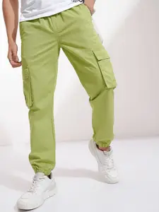 HIGHLANDER Men Slim Fit Easy Wash Joggers Trousers