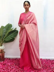 Chidiyaa Linen Blend Saree