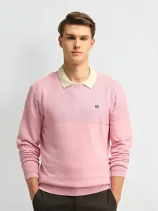 Arrow Sport Men Round Neck Cotton Pullover Sweaters