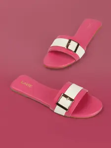 Lavie Women Open Toe Flats with Buckles