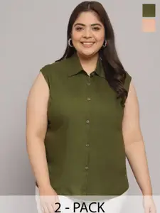 Funday Fashion Women Opaque Casual Shirt