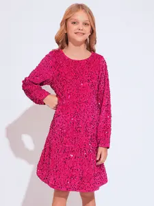Vero Moda Sequin Embellished A-Line Dress