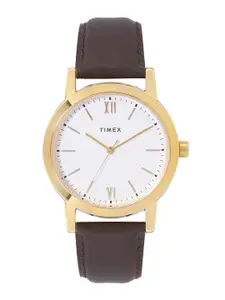 Timex Men Dial & Leather Straps Analogue Watch - TWNTG04SMU02