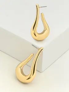 Kazo Gold-Plated Teardrop Shaped Studs