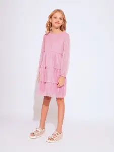 Vero Moda Puff Sleeve Fit & Flare Dress