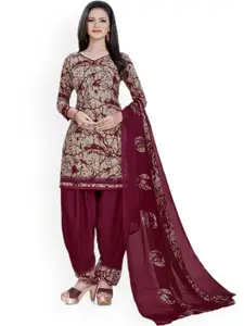 Maroosh Abstract Printed Unstitched Dress Material