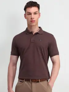 Arrow Sport Men Brand Logo Printed Polo Collar T-shirt