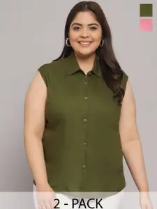 Funday Fashion Women Opaque Casual Shirt