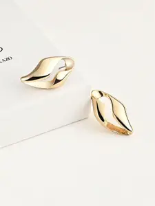 Kazo Gold-Plated Contemporary Studs