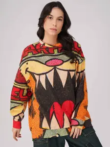 THE CLOTHING FACTORY Women Printed Sweatshirt