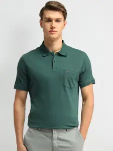 Arrow Sport Men Brand Logo Polo Collar Pockets T-shirt