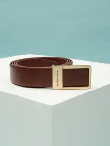 Van Heusen Men Textured Leather Formal Belt
