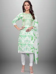 Maroosh Abstract Printed Unstitched Dress Material