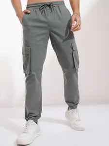 HIGHLANDER Men Slim Fit Easy Wash Joggers Trousers