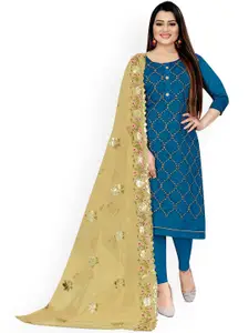 Maroosh Embroidered Zari Unstitched Dress Material