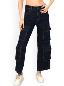 THIRD QUADRANT Women Jean Relaxed Fit High-Rise Jeans