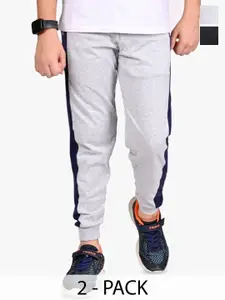 BAESD Boys Pack Of 2 Cotton Joggers
