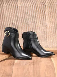 The Roadster Lifestyle Co Women Block-Heeled Chelsea Boots