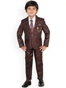 BAESD Boys Single-Breasted Blazer and Trousers