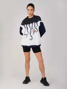 THE CLOTHING FACTORY Women Printed Sweatshirt