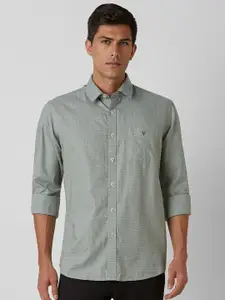 Van Heusen Sport Men Slim Fit Opaque Checked Casual Shirt