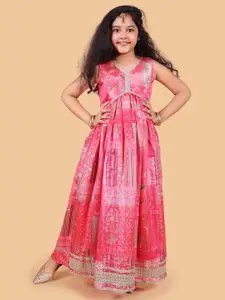 BAESD Floral Print Chiffon Maxi Dress