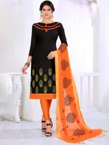 Maroosh Ethnic Motifs Embroidered Unstitched Dress Material