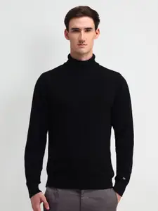 Arrow Sport Men Turtle Neck Cotton Pullover Sweaters