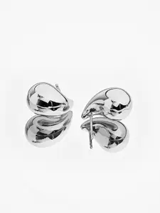 Kazo Silver-Plated Contemporary Studs