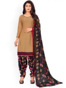 Maroosh Checked Unstitched Dress Material