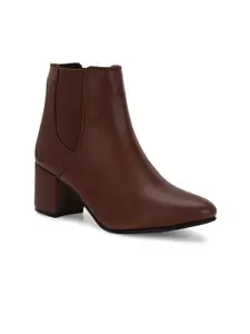 The Roadster Lifestyle Co Women Block-Heeled Chelsea Boots