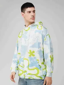 THE CLOTHING FACTORY Men Printed Hooded Sweatshirt