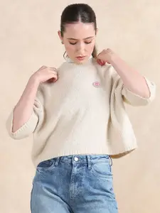 RAREISM Women Striped Longline Pullover