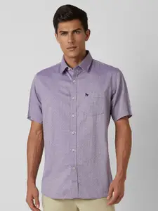 Van Heusen Sport Men Slim Fit Opaque Printed Casual Shirt