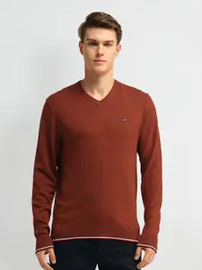 Arrow Sport Men Long Sleeves V-Neck Sweaters
