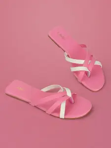 Lavie Women Open Toe Flats with Buckles