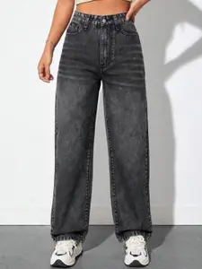 Kotty Women Jean Straight Fit High-Rise Stretchable Jeans